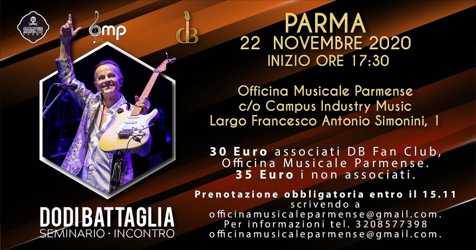 Seminario - Incontro con Dodi Battaglia - Parma 22.11.2020