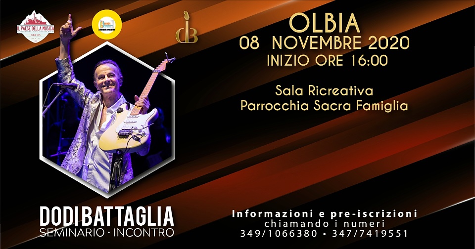 Seminario - Incontro con Dodi Battaglia - Olbia 08.11.2020