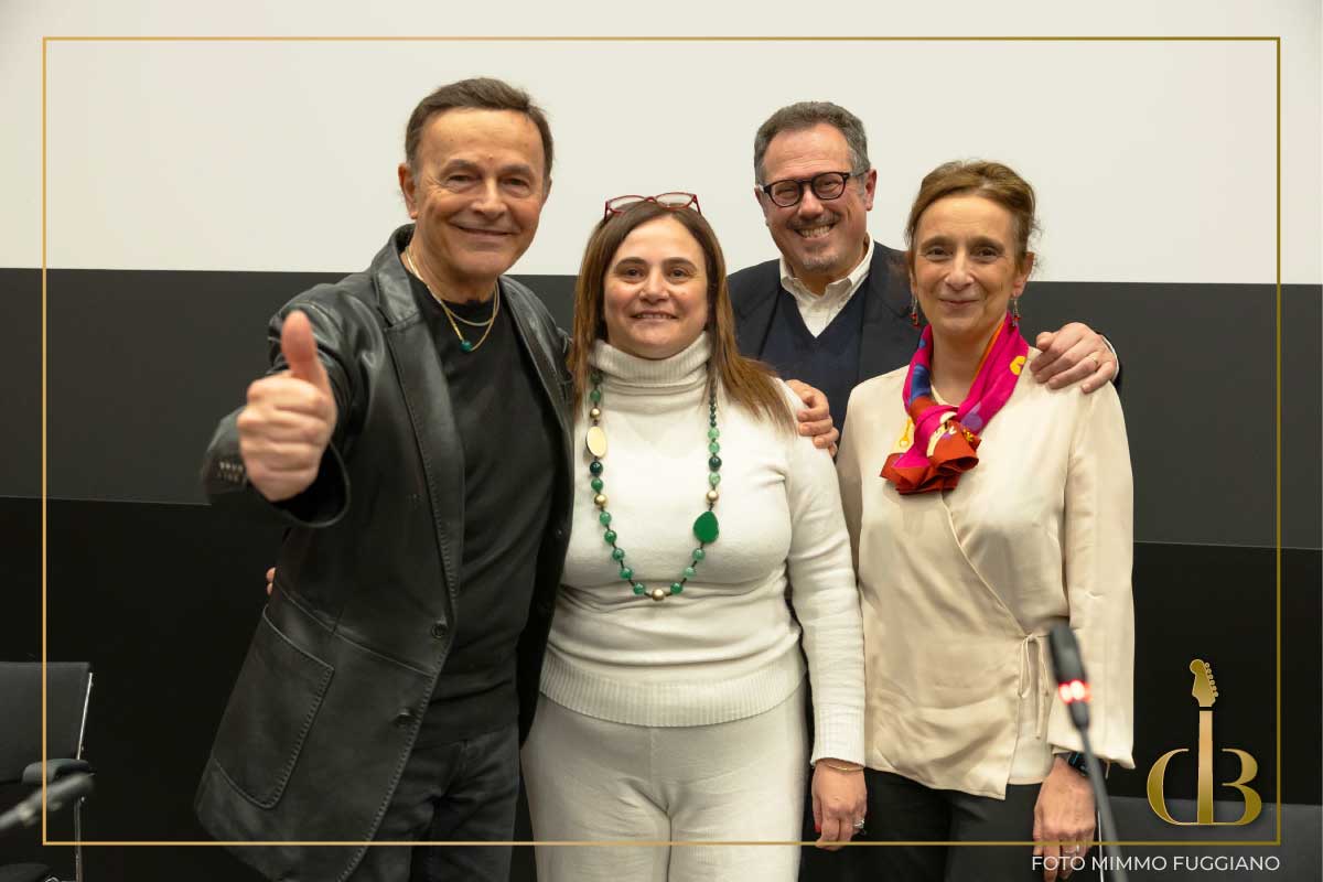 Con le Dottoresse Rosanna Antonino e Beatrice Borghi, il giornalista Enrico Casarini
