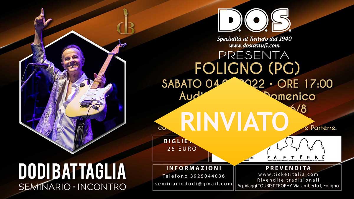 Seminario - Incontro con Dodi Battaglia a Foligno