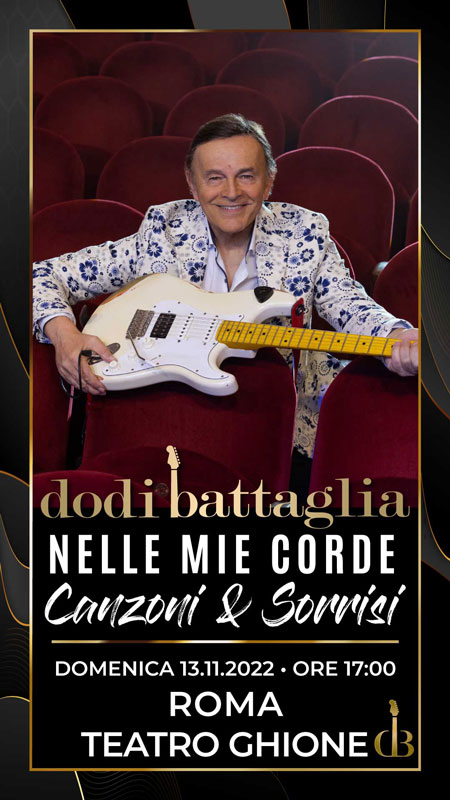 Dodi Battaglia - Nelle Mie Corde - Roma 13.11.2022