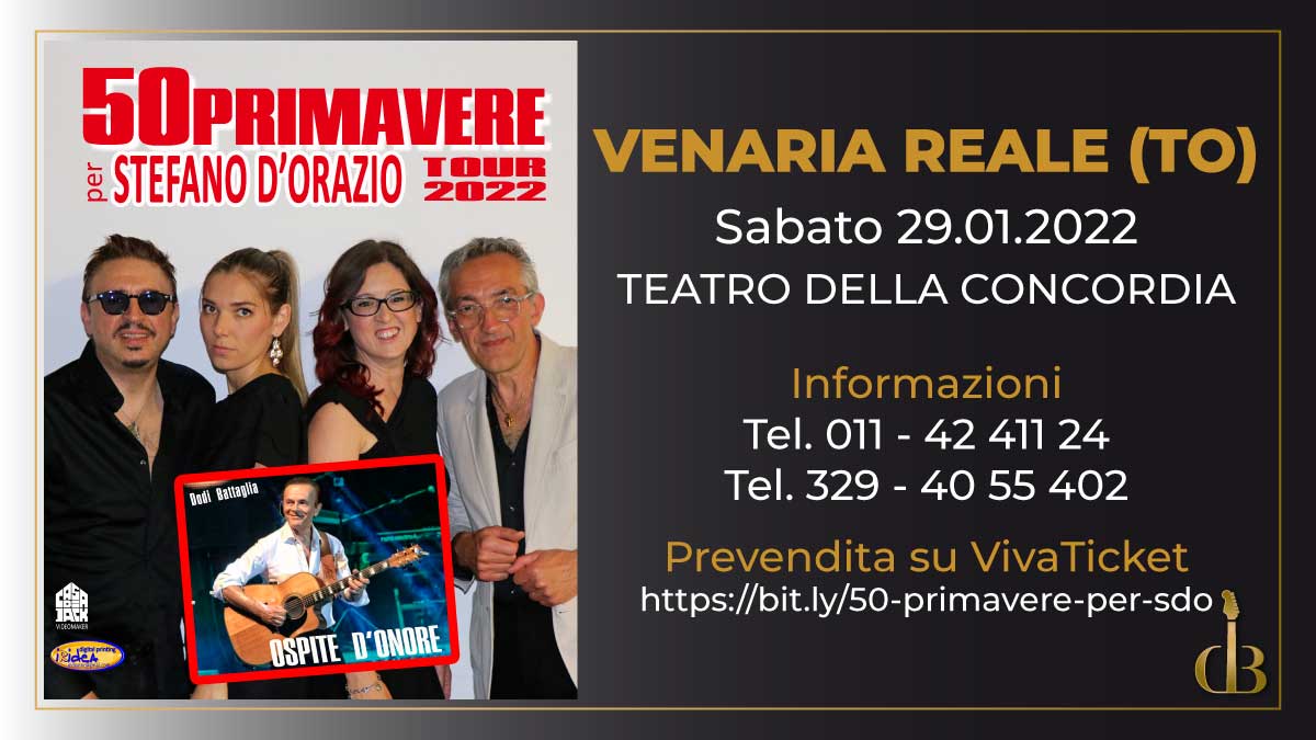 50 Primavere per Stefano D'Orazio