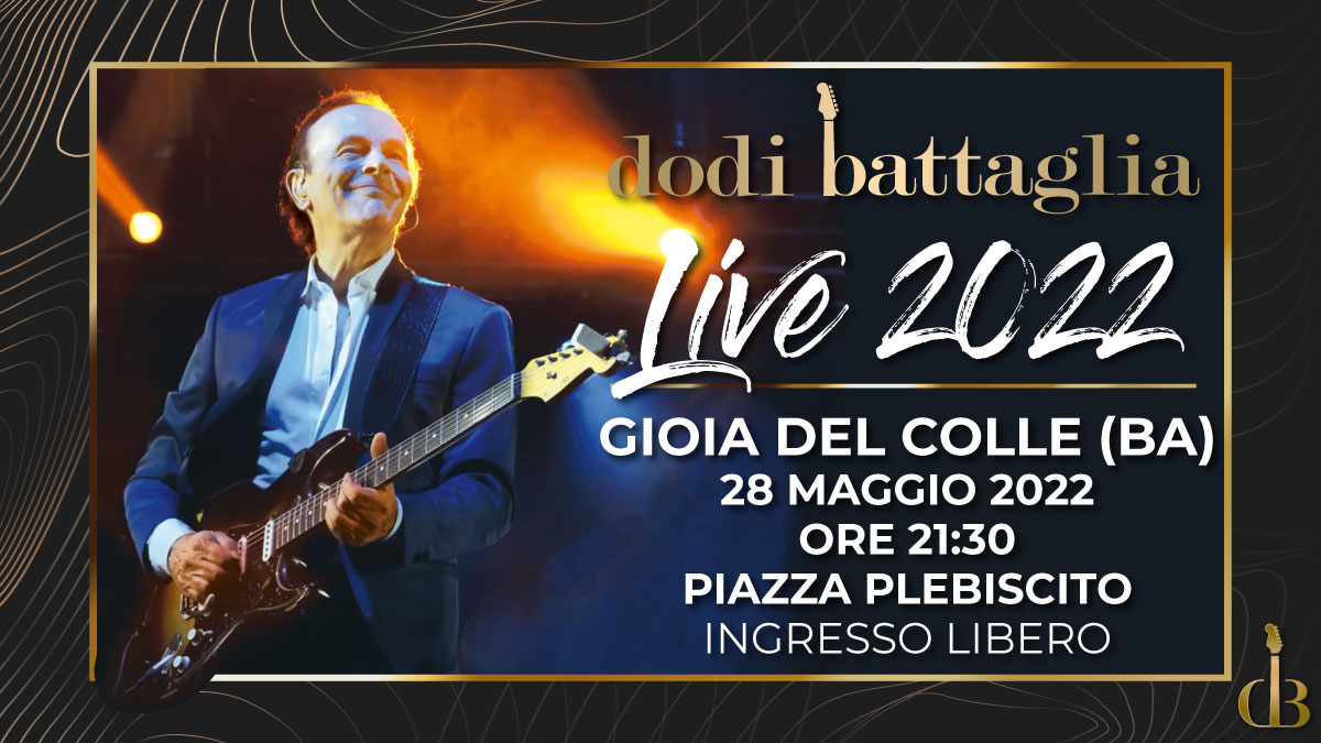 Dodi Battaglia a Gioia del Colle
