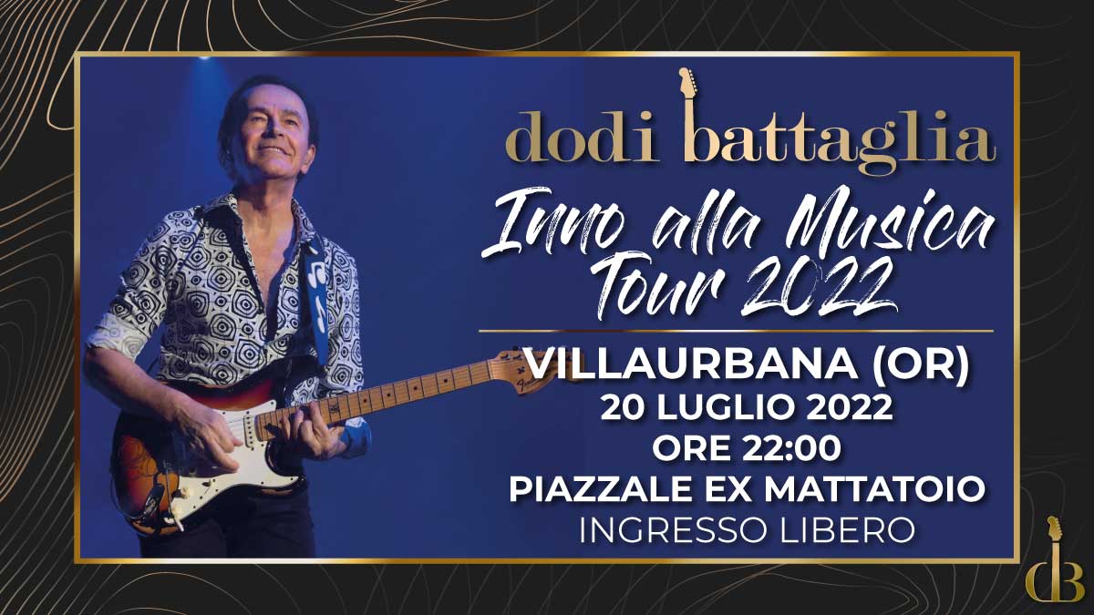 Dodi Battaglia in concerto a Villaurbana