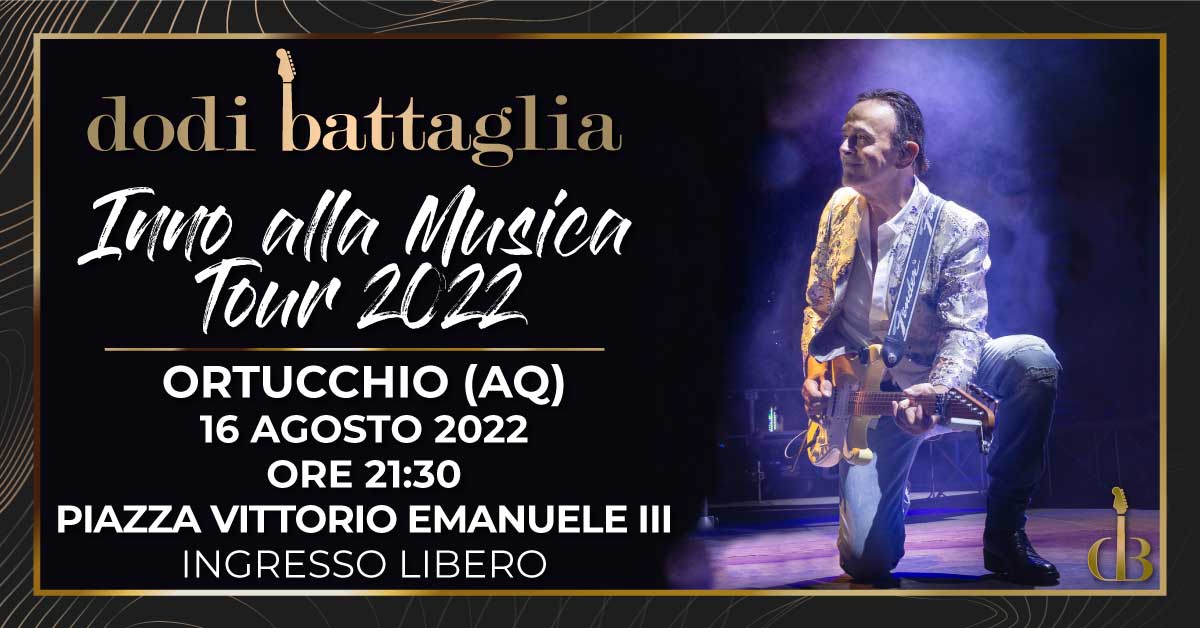 Dodi Battaglia ad Ortucchio AQ