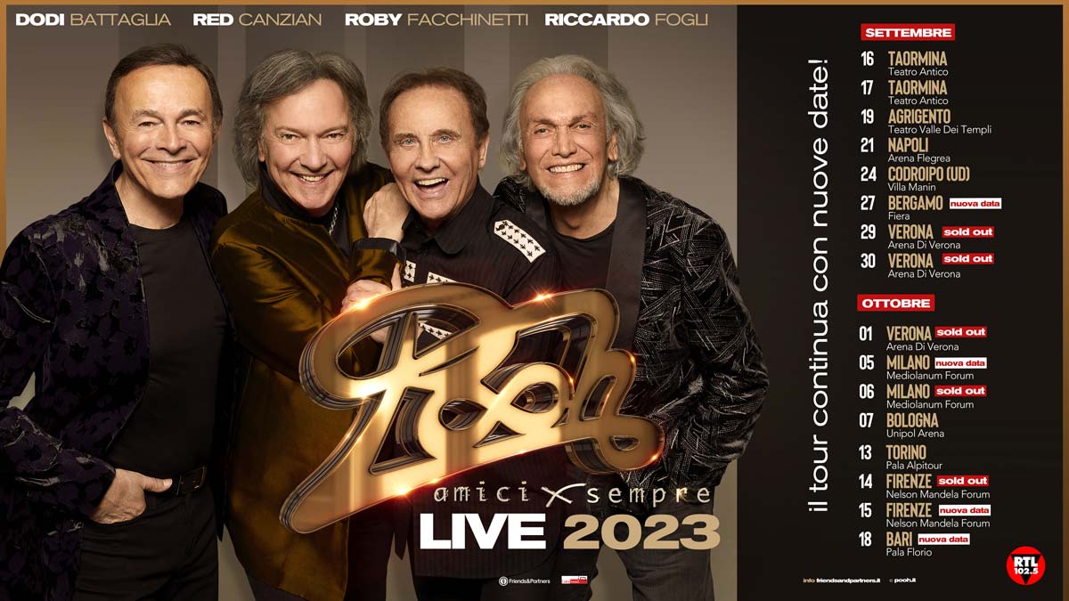 Concerti Pooh - Amici x Sempre