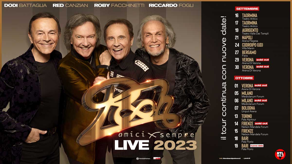 Concerti Pooh - Amici x Sempre