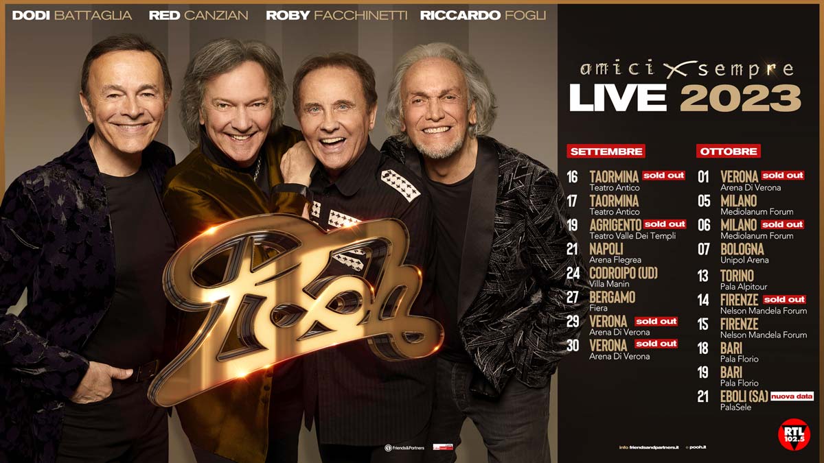 Concerti Pooh - Amici x Sempre
